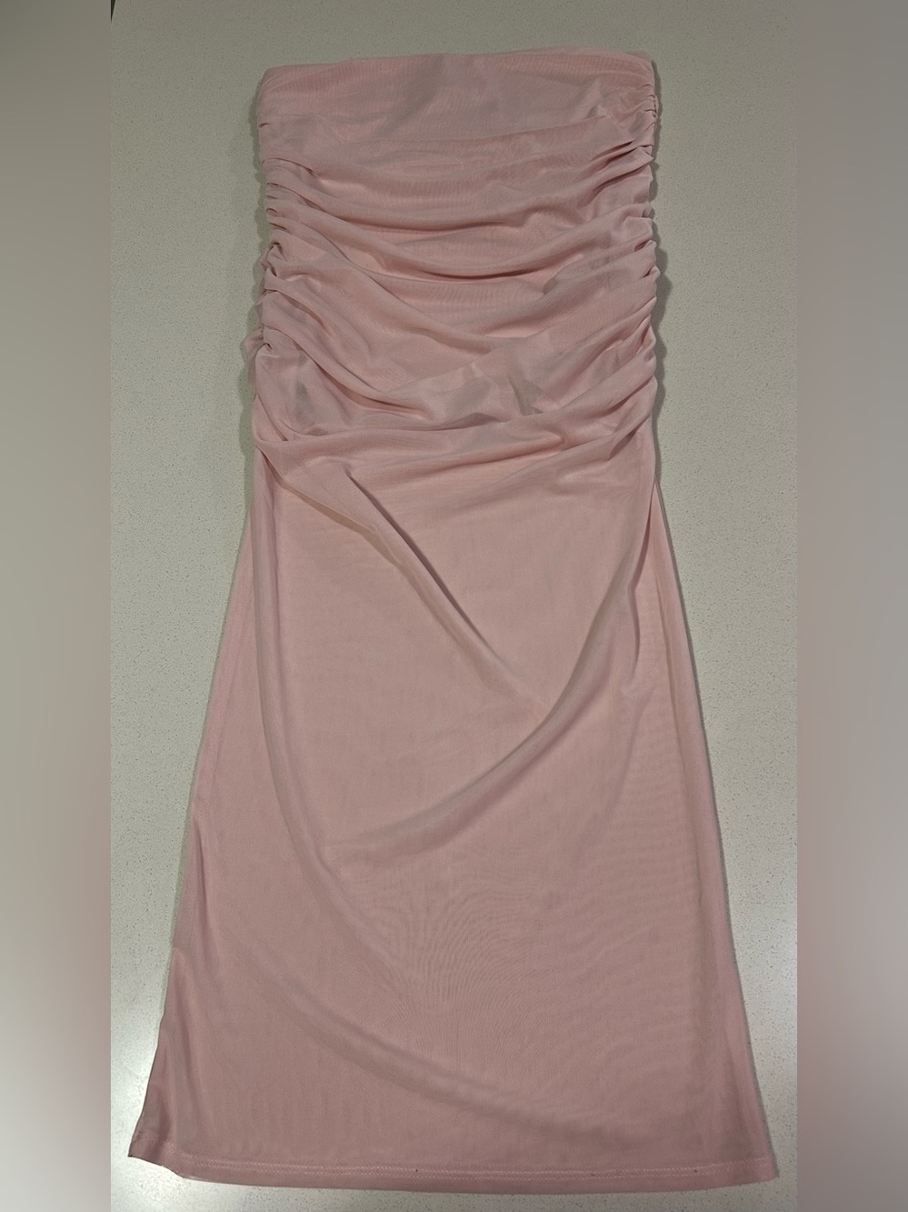Dynamite Draped Mesh skirt, pink, medium